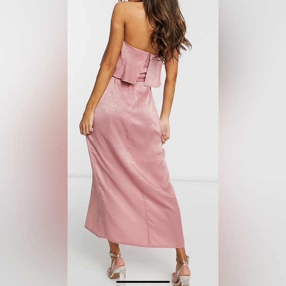 NWT PrettyLittleThing Bandeau Midaxi Dress - Picture 2 of 4